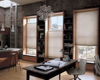 duette honeycomb shades apartment loft windows