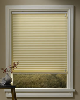 classic white window shades