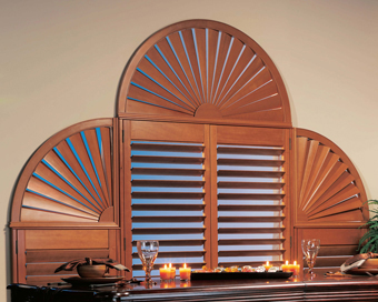 prayer table dining room custom shutter wall covering